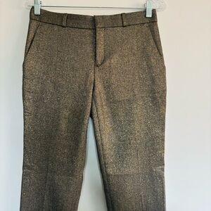 Banana Republic Avery Metallic Pants EUC